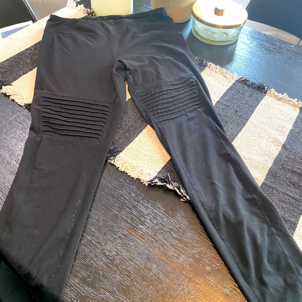 Gaiam Moto Leggings Womens size XL